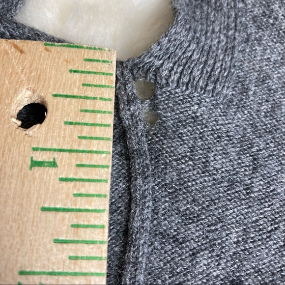 Neiman Marcus 100% Cashmere Open Cardigan Flawed - Picture 5 of 7